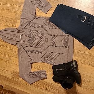 Lola Grace tribal hoodie